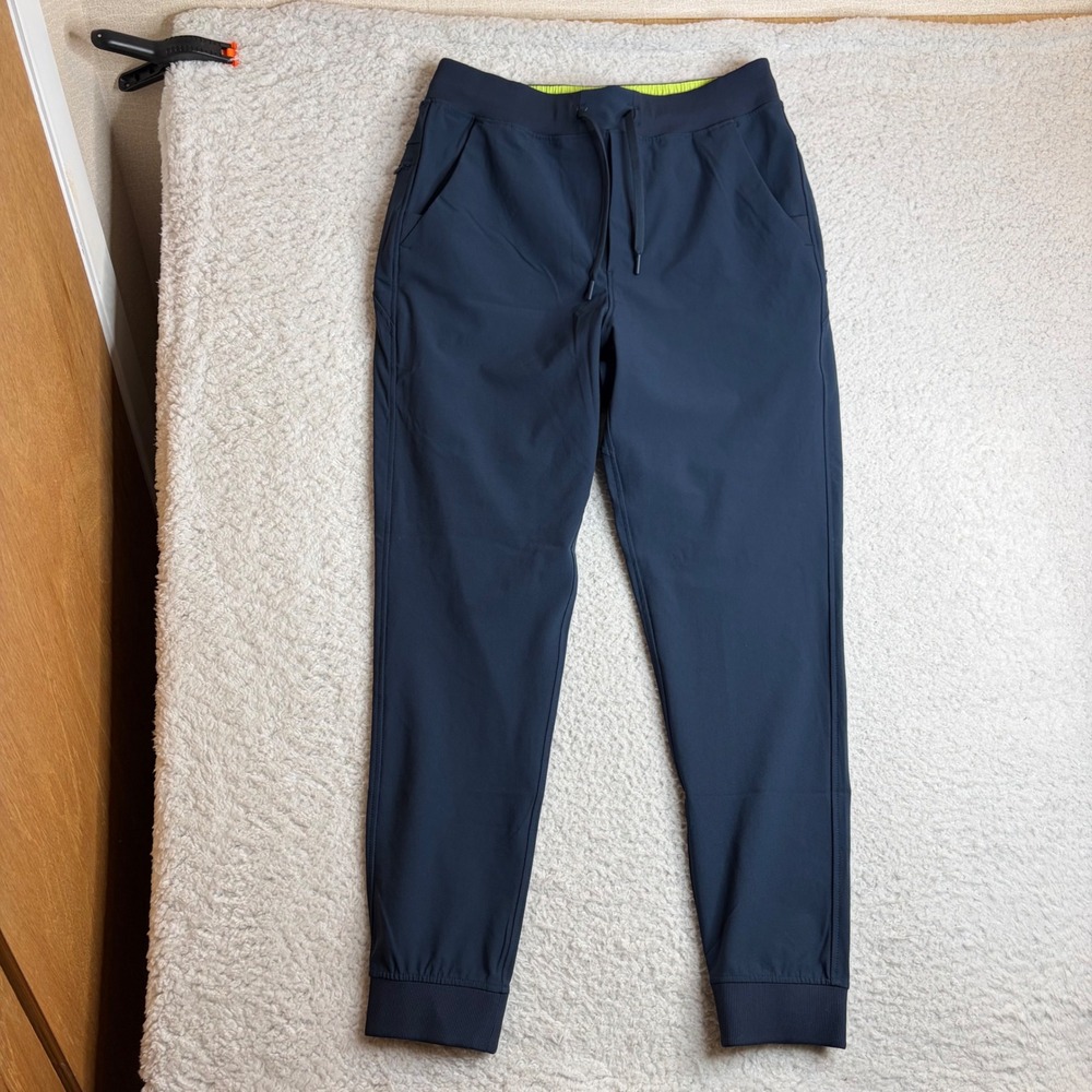 Birddogs Mens XL Navy Blue Performance Joggers Athletic Pants Drawstring Tapered